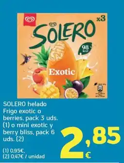 HiperDino Solero helado oferta