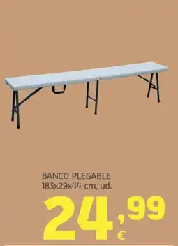 HiperDino Banco plegable oferta