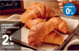 E.Leclerc Croissant de mantequilla oferta