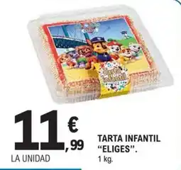 E.Leclerc Tarta infantil "eliges" oferta