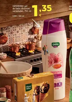 HiperDino Hiperdino gel de baño distintas variedades oferta