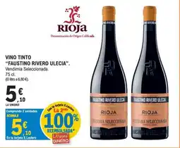 E.Leclerc Faustino Rivero Ulecia Vino tinto oferta