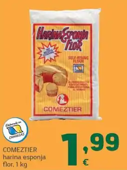 HiperDino comeztier harina esponja flor oferta