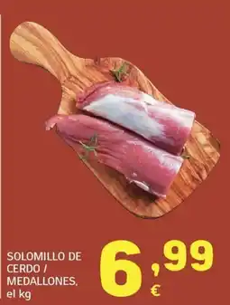 HiperDino solomillo de cerdo / medallones oferta