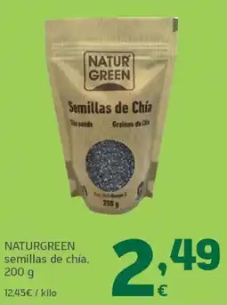 HiperDino Naturgreen semillas de chía oferta