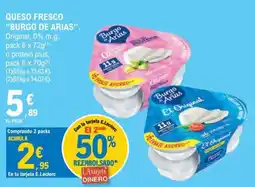 E.Leclerc Burgo de Arias queso fresco oferta