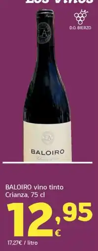 HiperDino Baloiro vino tinto oferta