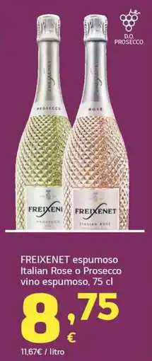 HiperDino Freixenet espumoso Italian Rose o Prosecco oferta