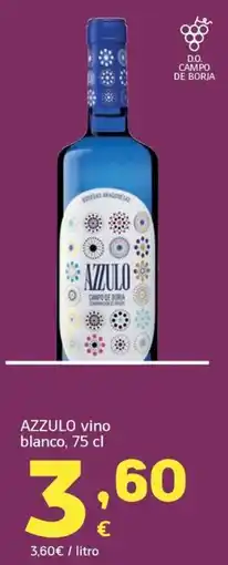 HiperDino Azzulo vino blanco oferta
