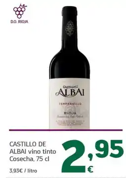 HiperDino Castillo de Albai vino tinto oferta
