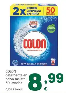 HiperDino Colon detergente en polvo maleta oferta