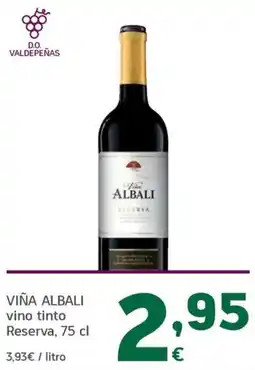 HiperDino Viña Albali vino tinto Reserva oferta