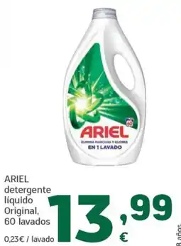HiperDino ariel detergente liquido original oferta