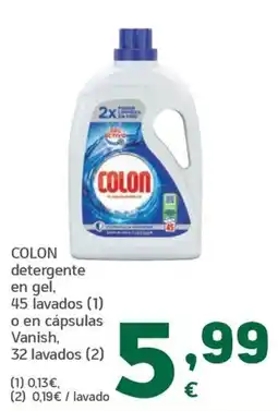 HiperDino Colon detergente en gel oferta