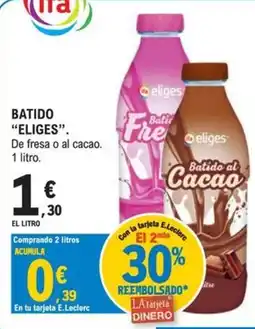 E.Leclerc eliges batido oferta