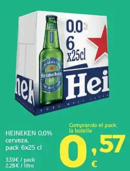 HiperDino Heineken cerveza oferta