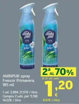 HiperDino Ambipur spray Frescor Primavera oferta