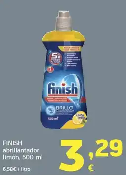 HiperDino Finish abrillantador limón oferta