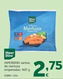 HiperDino Hiper Dino varitas de merluza empanadas oferta