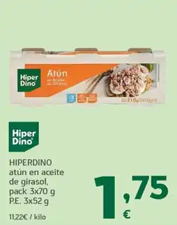 HiperDino HiperDino atún en aceite de girasol oferta