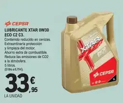 E.Leclerc Cepsa lubricante xtar 0w30 eco c2 c3 oferta