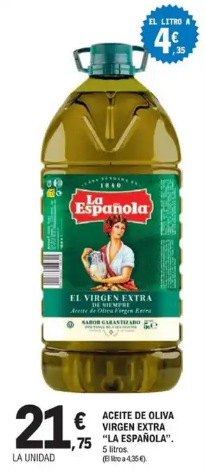 La Española aceite de oliva virgen extra
