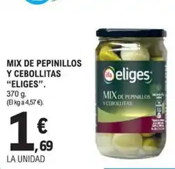 E.Leclerc eliges mix de pepinillos y cebollitas oferta