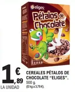 E.Leclerc Eliges pétalos de chocolate oferta