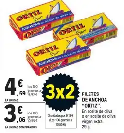 E.Leclerc ortiz filetes de anchoa oferta