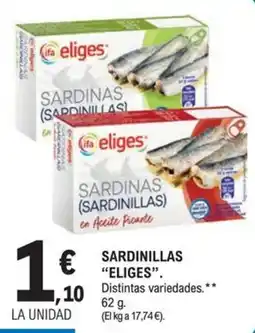 E.Leclerc eliges sardinillas oferta
