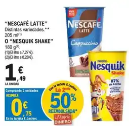 E.Leclerc Nescafe latte oferta