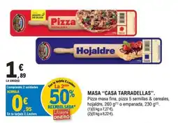 E.Leclerc Casa Tarradellas pizza masa fina oferta