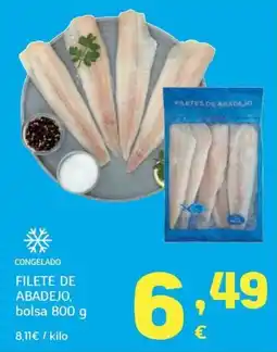 HiperDino Filete de abadejo oferta