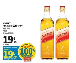 E.Leclerc Johnnie Walker Red Soul oferta