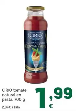 HiperDino Cirio tomate natural en pasta oferta
