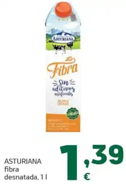 HiperDino asturiana fibra desnatada oferta
