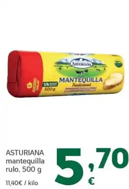 HiperDino asturiana mantequilla rulo oferta