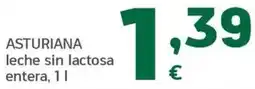 HiperDino Asturiana leche sin lactosa entera oferta