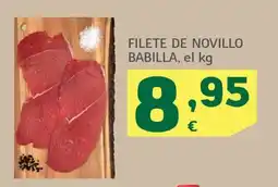 HiperDino Filete de novillo babilla oferta