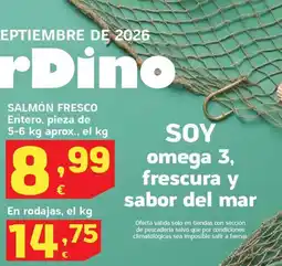 HiperDino rDino salmón fresco oferta