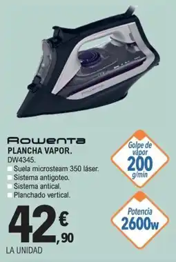 E.Leclerc Rowenta plancha vapor dw4345 oferta
