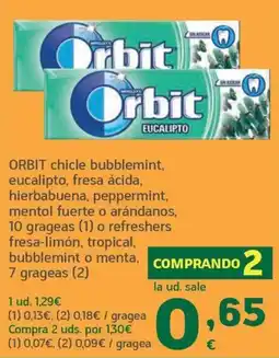 HiperDino Orbit chicle oferta