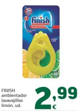 HiperDino finish ambientador lavavajillas limón oferta