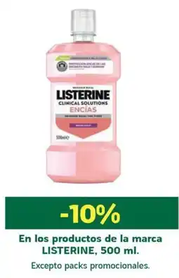 HiperDino Listerine clinical solutions encías oferta