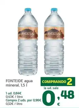 HiperDino Fonteide agua mineral oferta