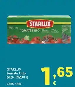 HiperDino Starlux tomate frito oferta