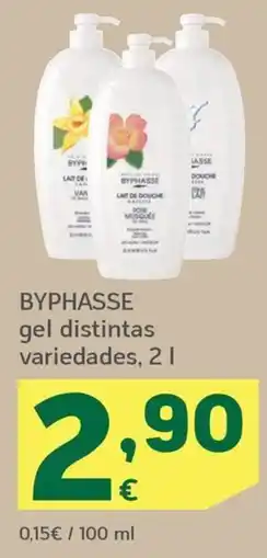 HiperDino Bypasse gel distintas variedades oferta