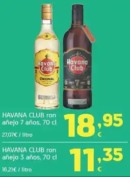 HiperDino Havana Club ron añejo 7 años oferta