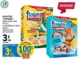 E.Leclerc Cuétara flakes kikiriki oferta