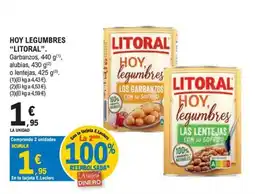E.Leclerc Litoral hoy legumbres oferta